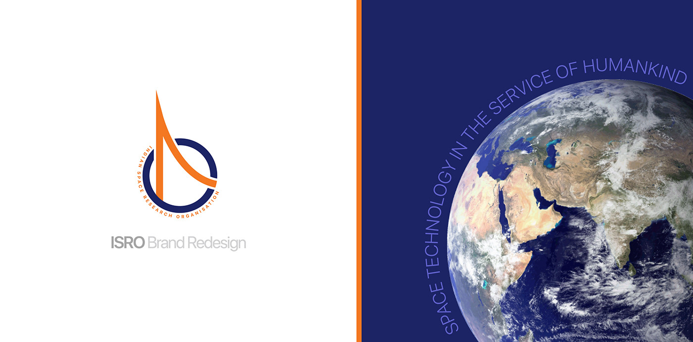branding  India ISRO Logo Design mars nasa new planet redesign Space 