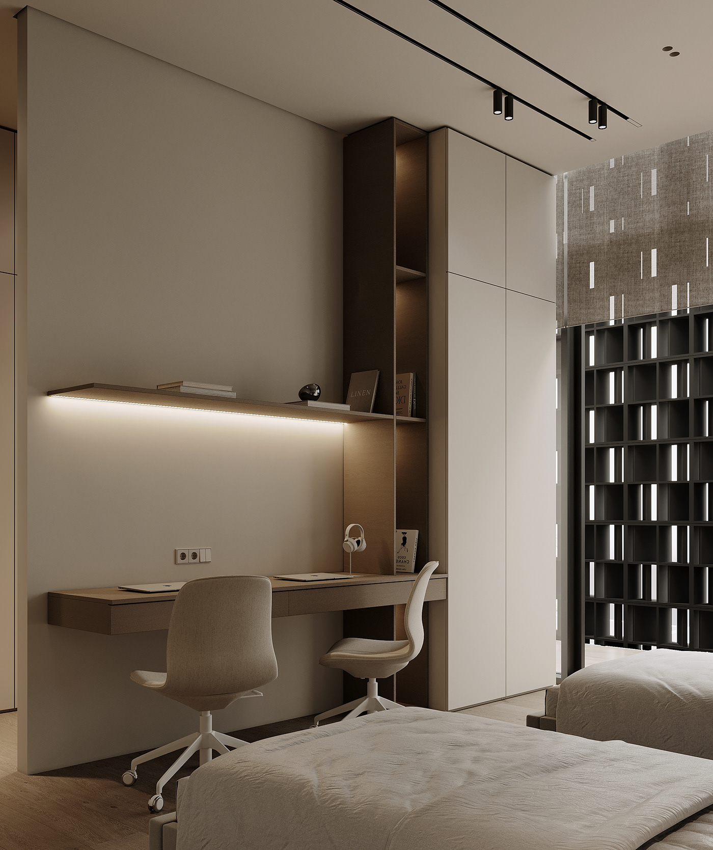 bed interior design  Render architecture visualization 3D corona archviz CGI 3ds max