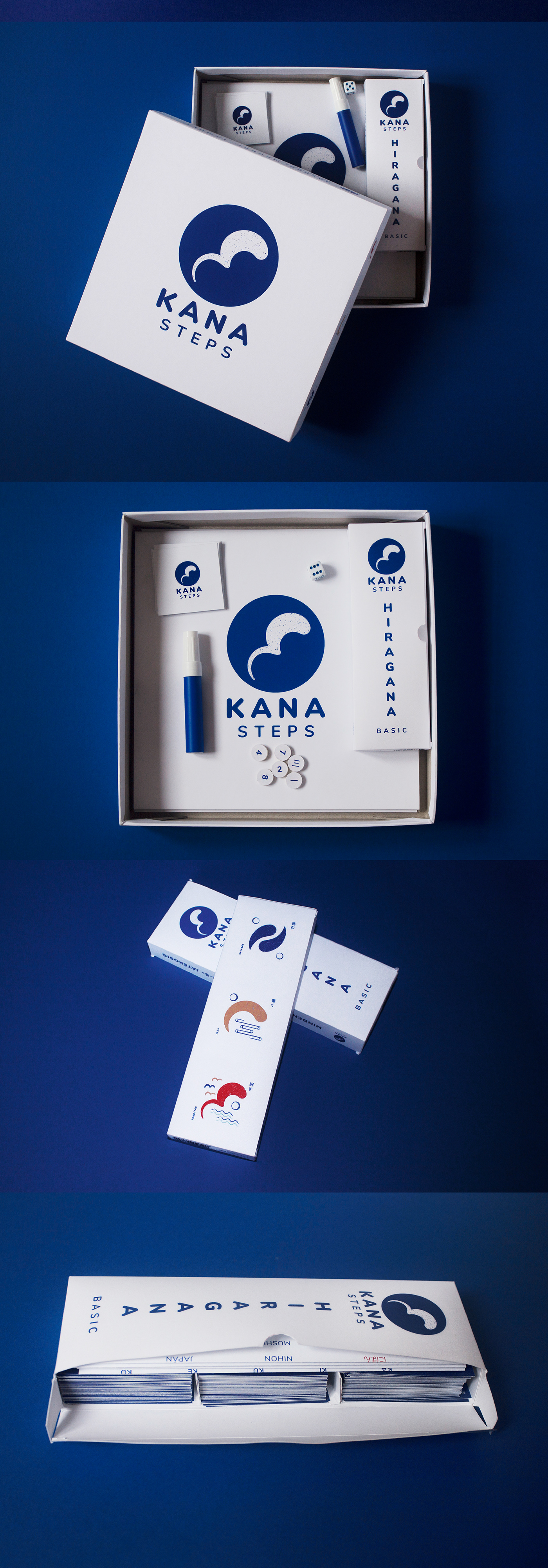 board game Japanese Language  kana steps Hiragana Katakana kanji japanese writing Board Game Design game design  card game