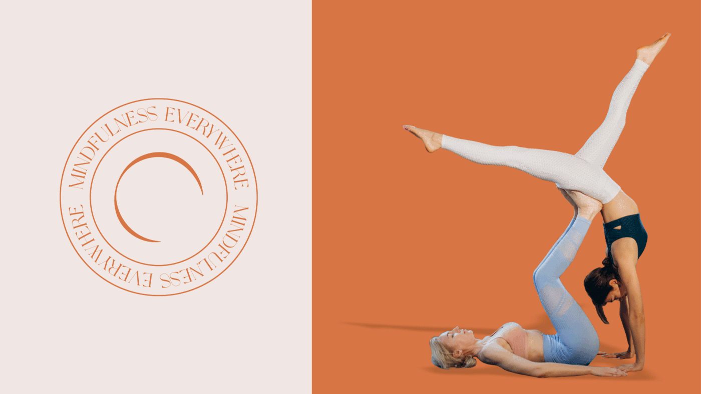 brand identity branding  Logo Design logos meditation mindfulness spiritual Yoga yoga branding yoga studio