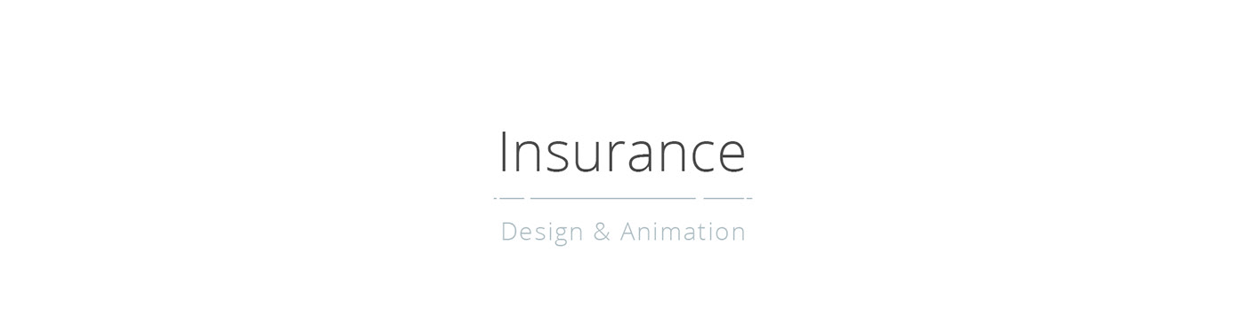 motion insurance animation  icons motion graphics  after effects newsletter design
