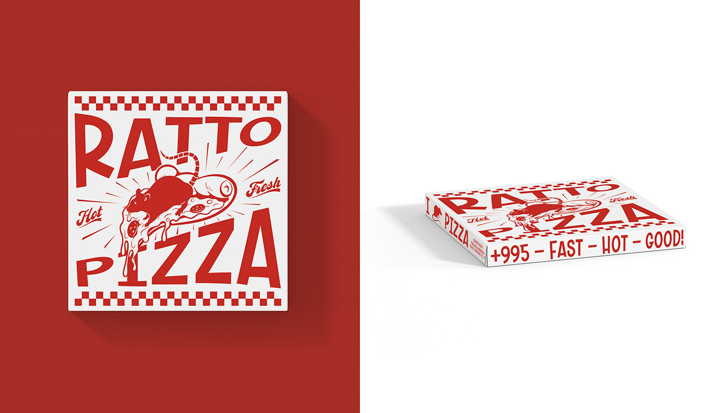 branding  Food  Pizza logo design brand identity Graphic Designer adobe illustrator photoshop Street Food