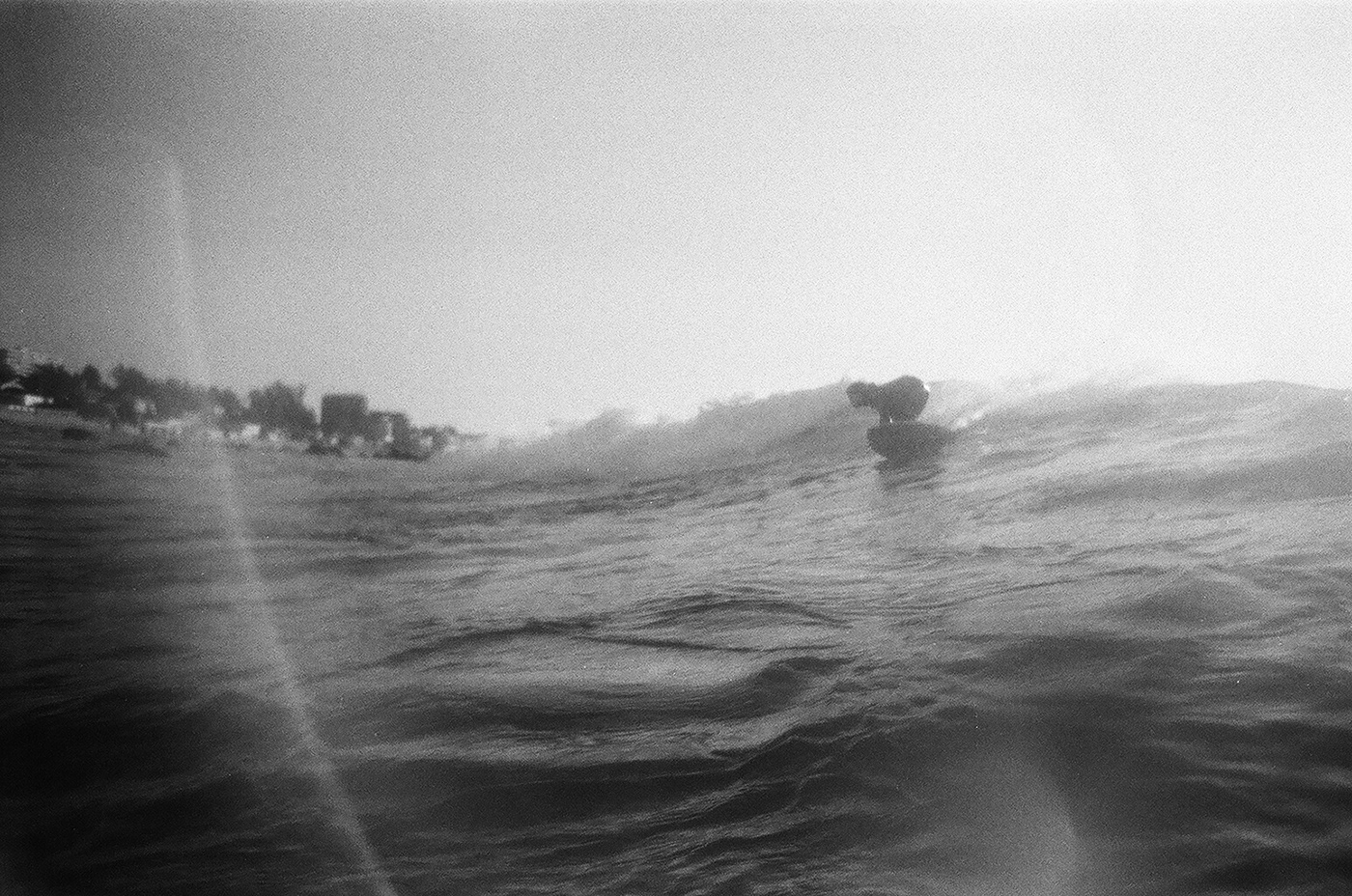 35mm analog photography black and white Bodyboard film photography Housing Project monochrome Photography  Surf surfing