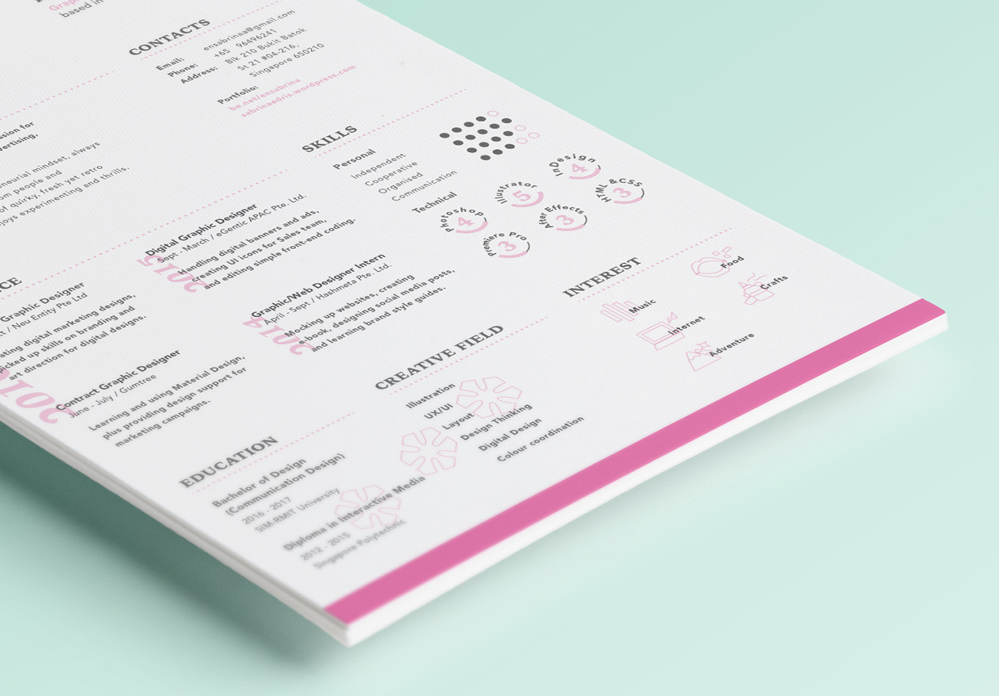 typography   infographic CV simple monotone minimalistic branding  a4 layering