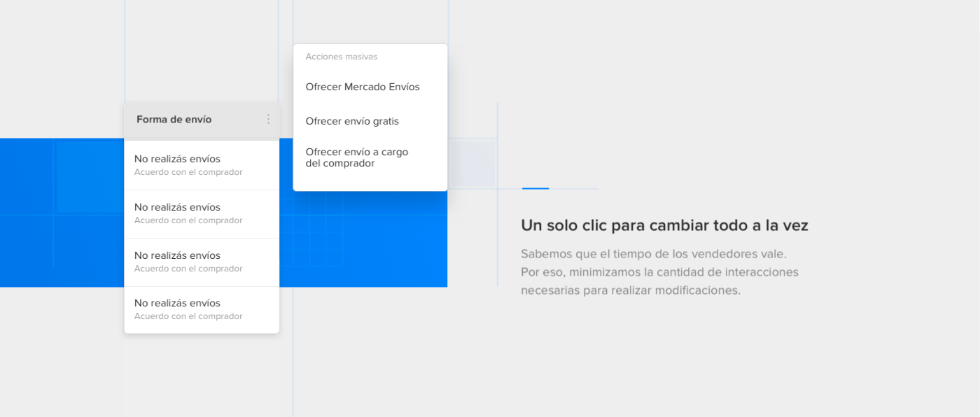 seller central ux UI Mercadolibre graphic design  Usability Ecommerce