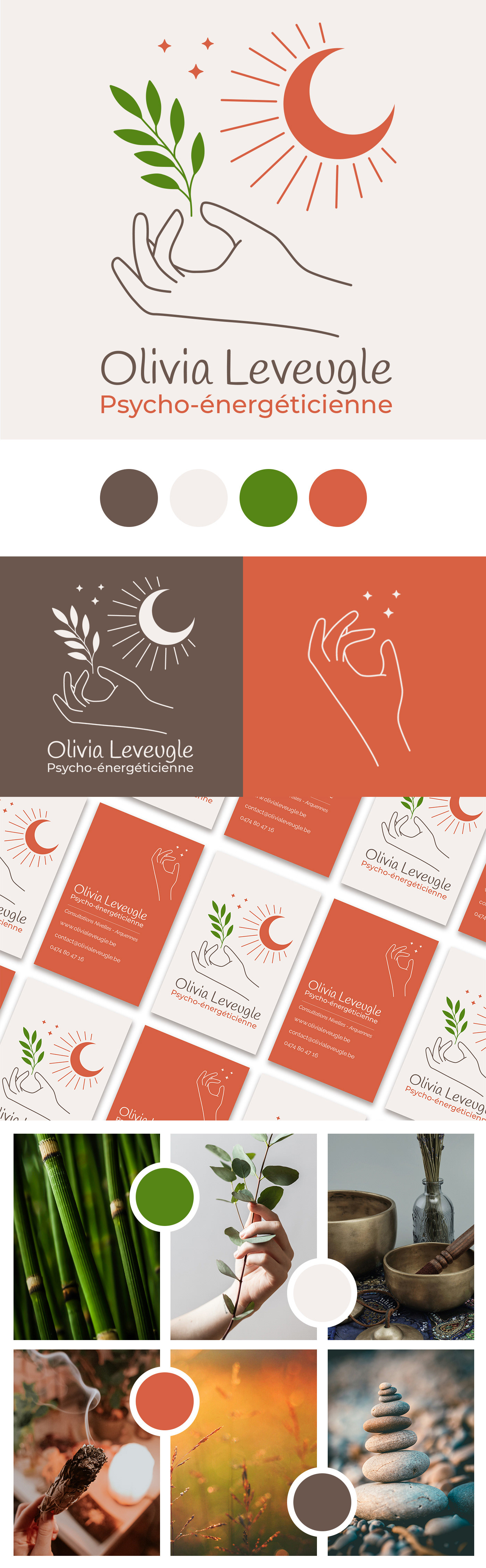 branding  logo identity clean well being business card Graphic Designer visual identity Logo Design brand identity