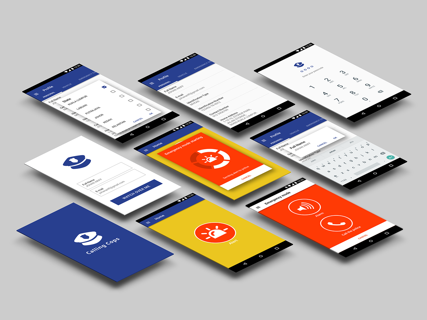 user interface UI mobile app design android