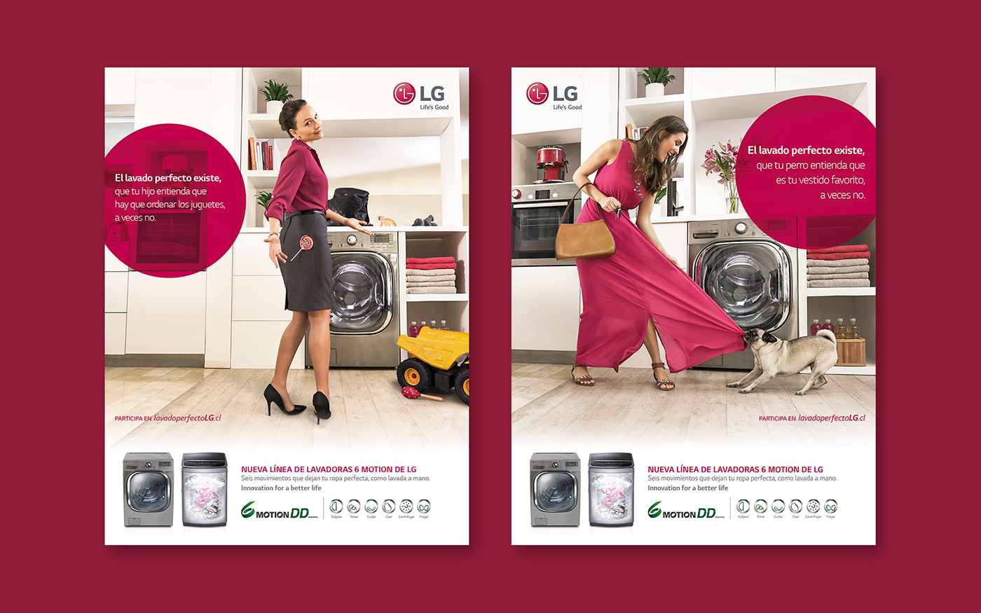 lg lavadora Washing machine Advertising  Spot carlino dog
