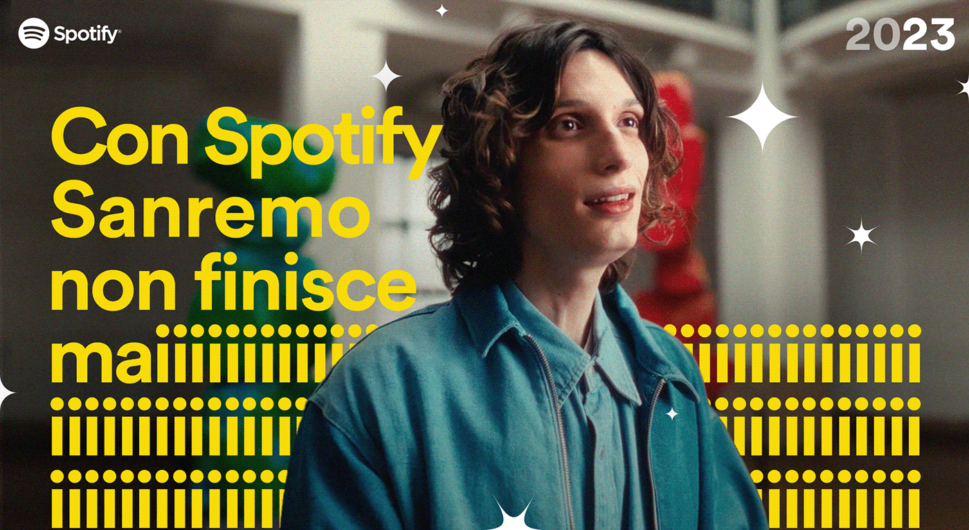 campaign integrated music social spotify tv visual identity