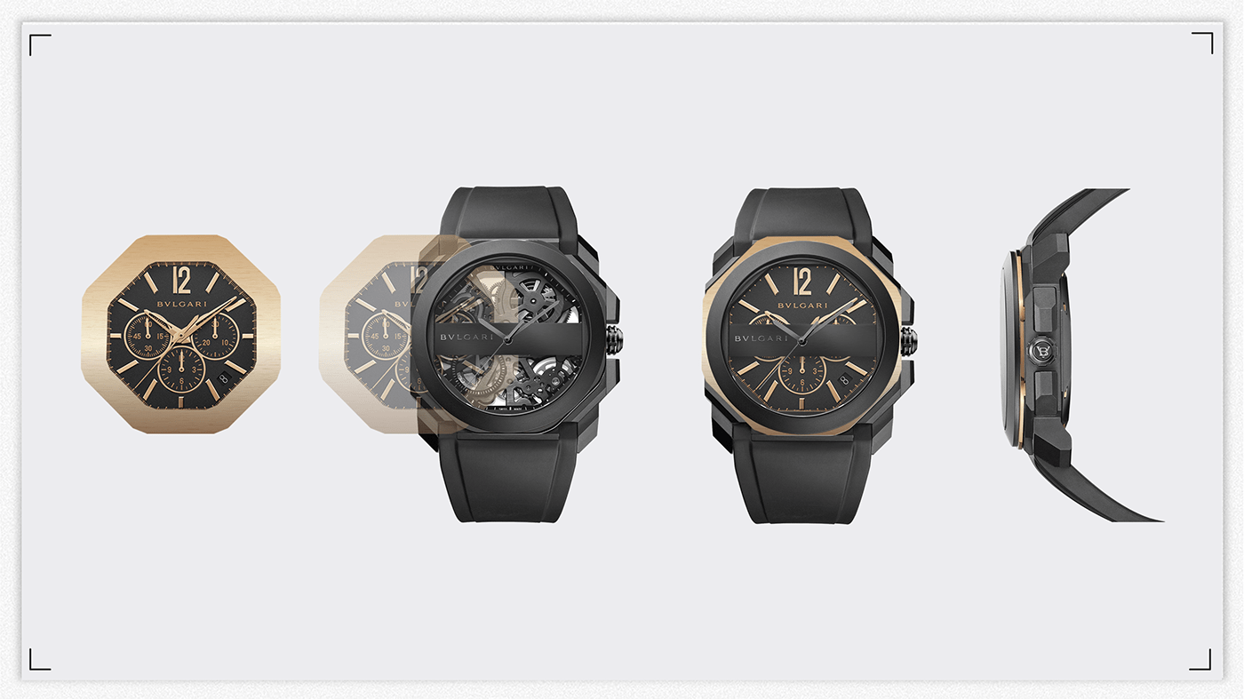 watch design bvlgari sketch product design  watch face product designer industrial design  Bulgari interchangeable watch designer