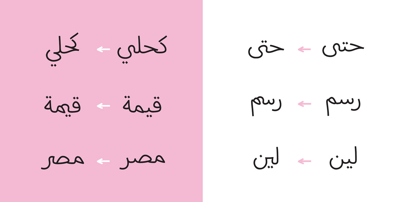arabic arabic font font handwritten Molhim type design Typeface typography   variable خط عربي