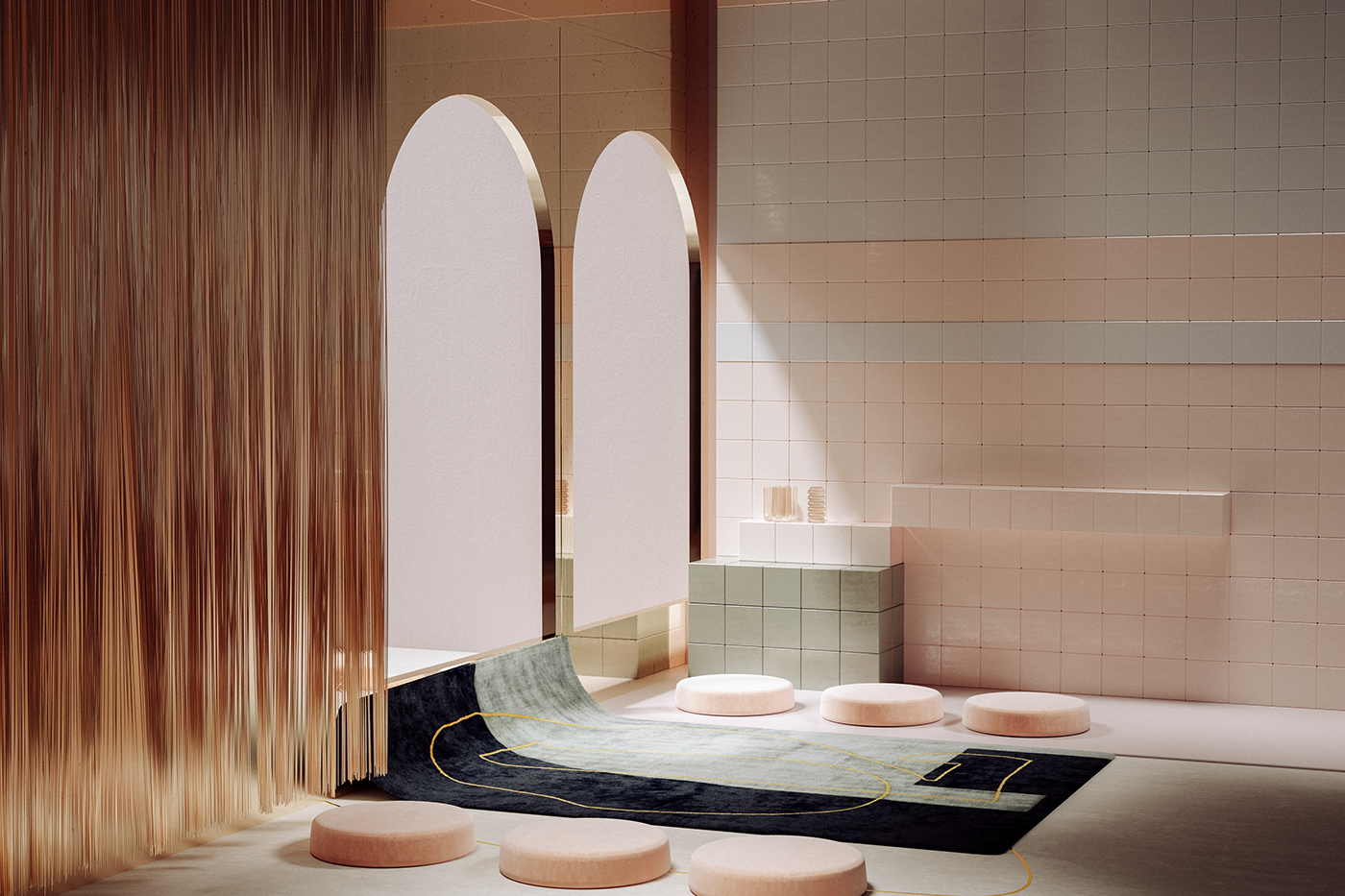 New York Alex Proba studio proba reisinger rugs explorations Interior set design 