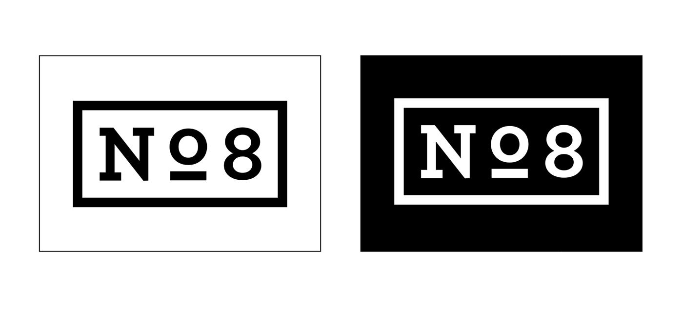 numero8 inspiration Project graphic design diplom internship art idea black logo Original identity business oldschool