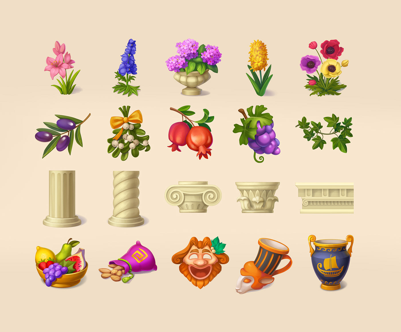 architecture athens cartoon casual Flowers fruits game Greece greek Vase
