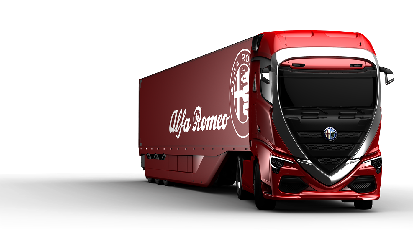 alfaromeo Truck Alias 3D concept car design