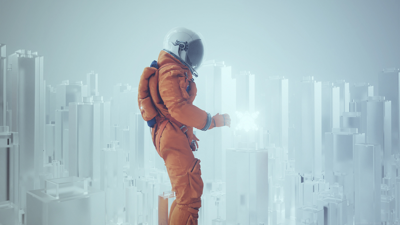 3drender CGI Digital Art  houdini redshift3d Space  vfx