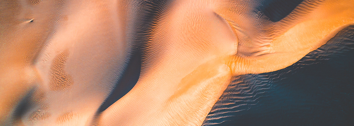 Aerial fine art dunes dune sunset Sunrise glow sand abstract structures