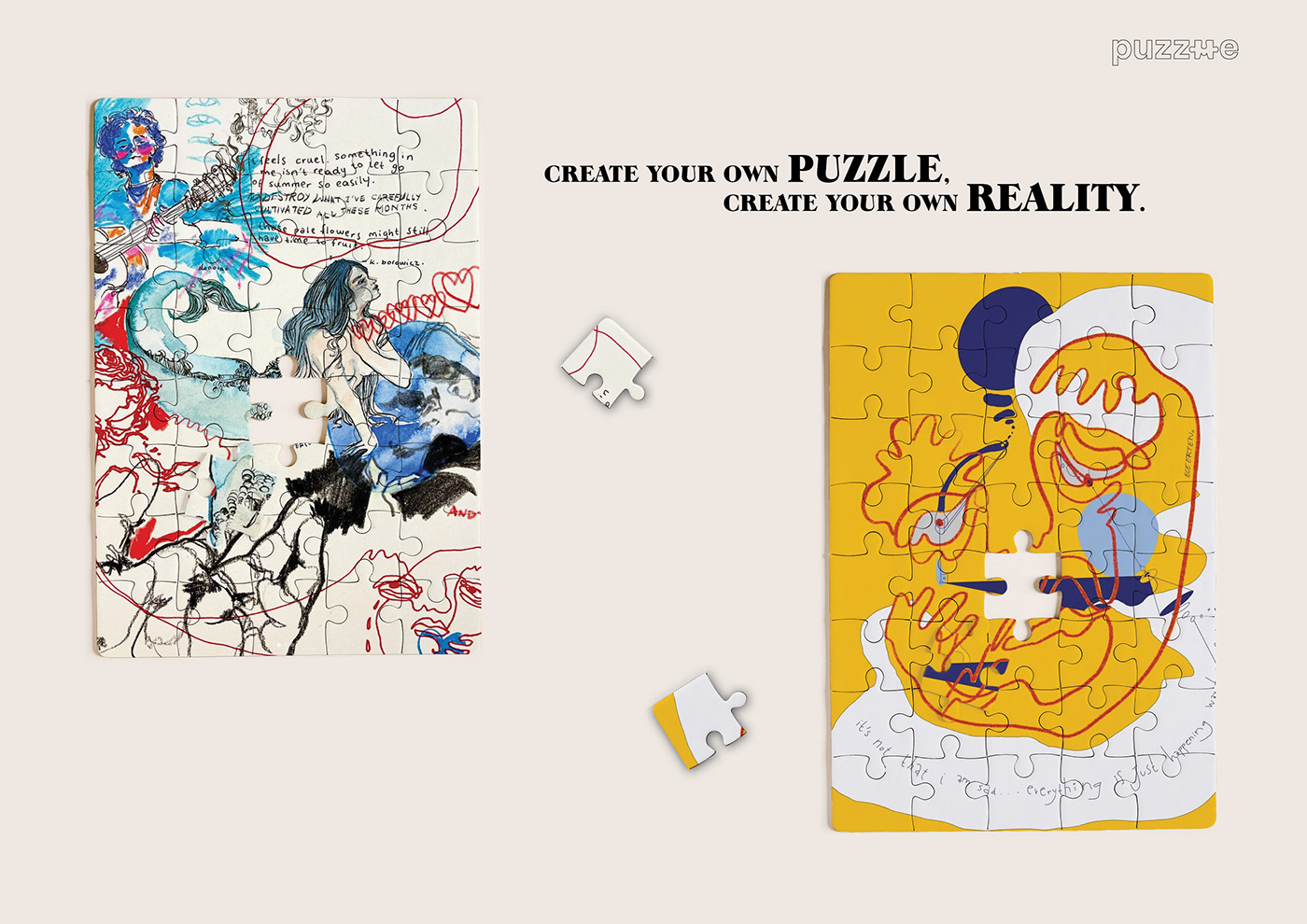 jigsaw puzzle game gamedesign puzzle design brand identity Brand Design Graphic Designer visual identity Logo Design