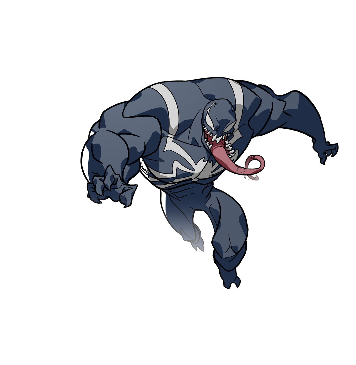 cartoon Character design  comic concept art Drawing  fanart marvel spider-man SuperHero venom