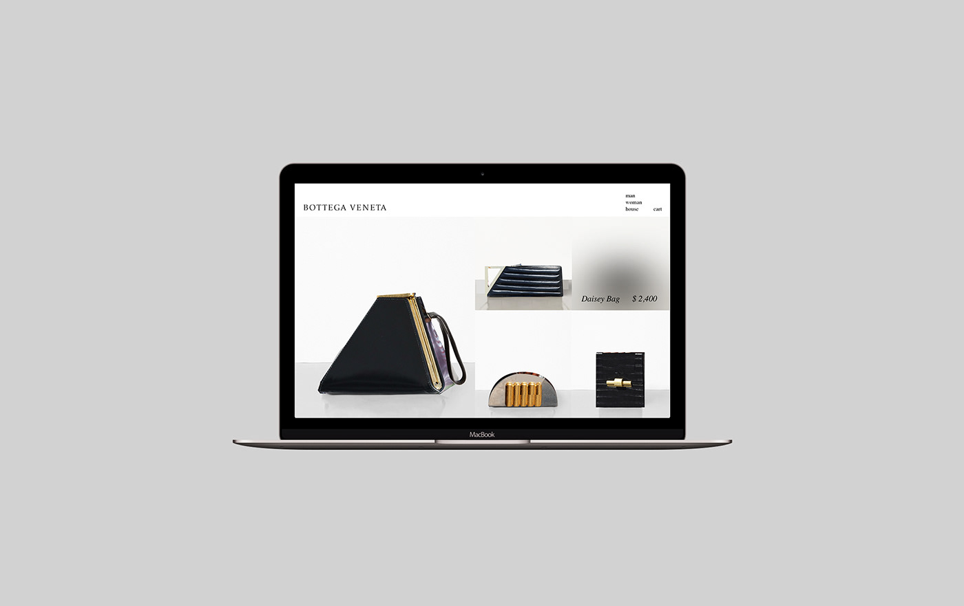 Website minimal luxury Fashion  Web Design  E COMMERCE leather Clothing brand Web