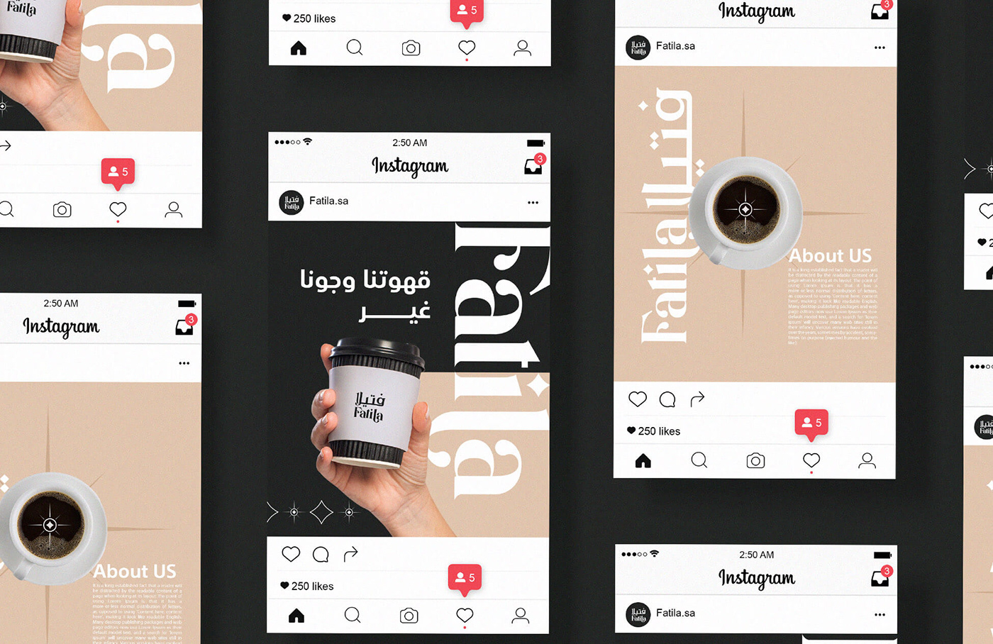 Adobe Portfolio branding  coffee shop Coffee Packaging visual identity Logo Design brand identity Graphic Designer cup
