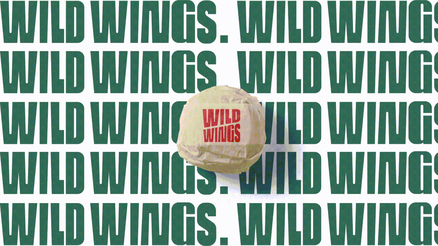 brand identity Chicken wings Fast food logo Logotype Packaging restaurant visual identity