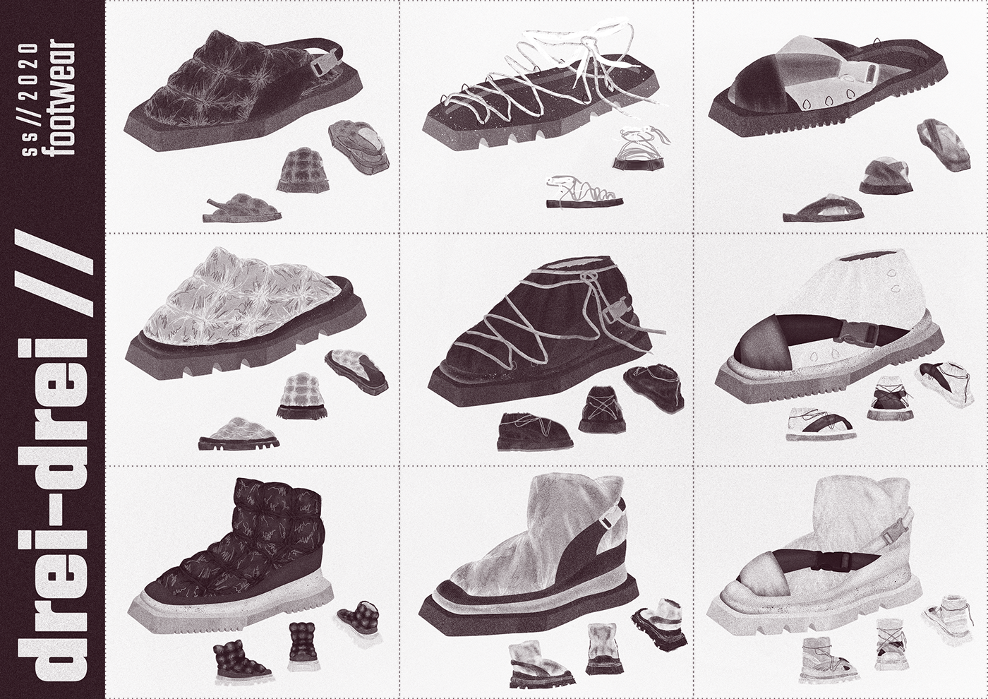 design footwear modular shoes