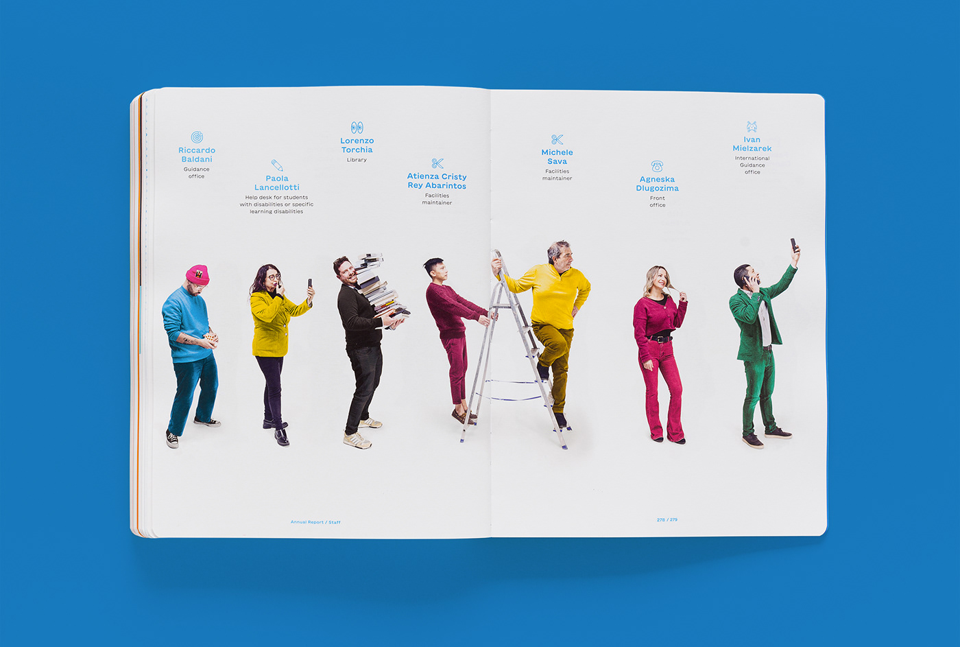 academy annual report book collage editorial editorial design  graphic design  Photography  typography  