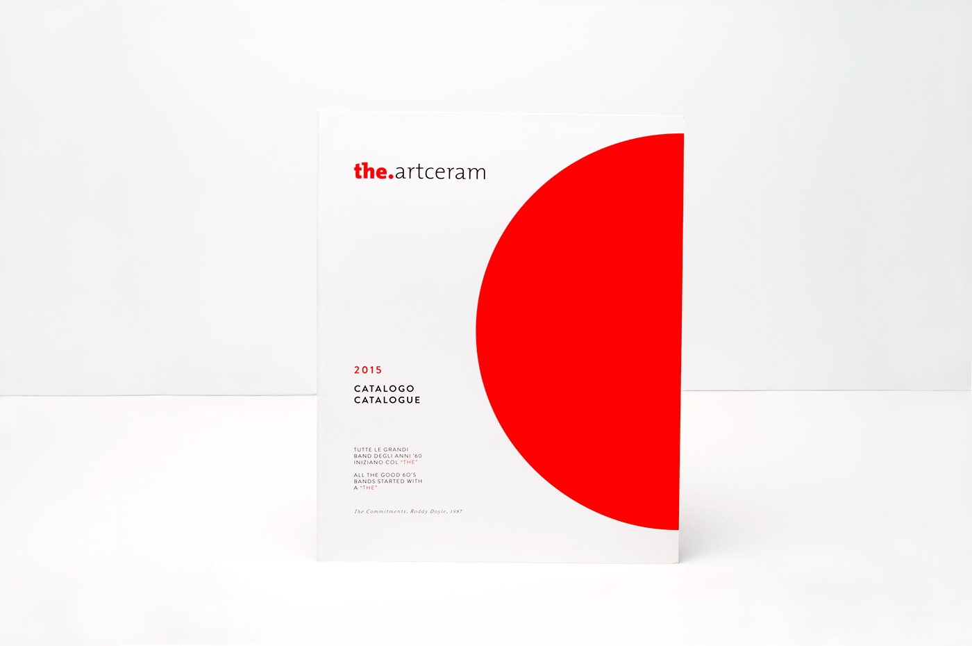 Catalogue bathroom ceramic minimal Minimalism red White products showcase Artceram Layout theartceram