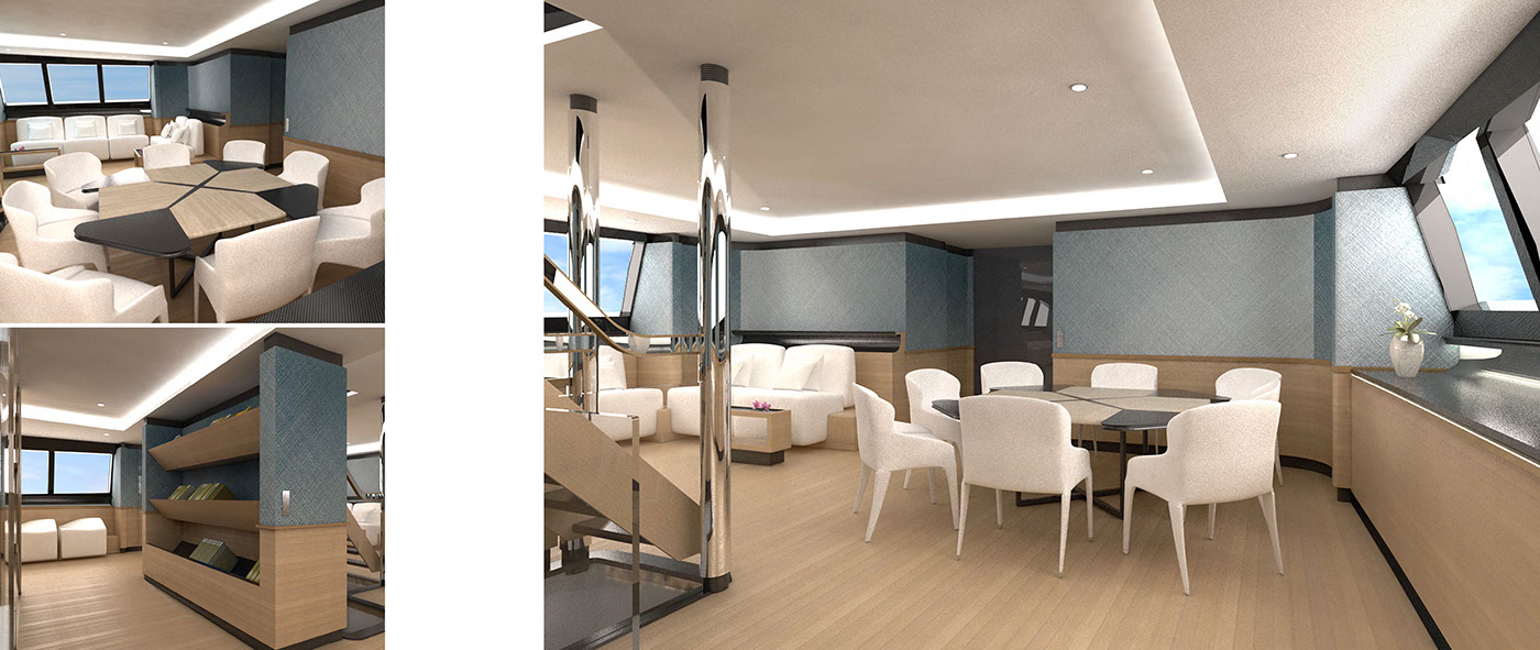 design design for all sailing yacht refitting superyacht OLED