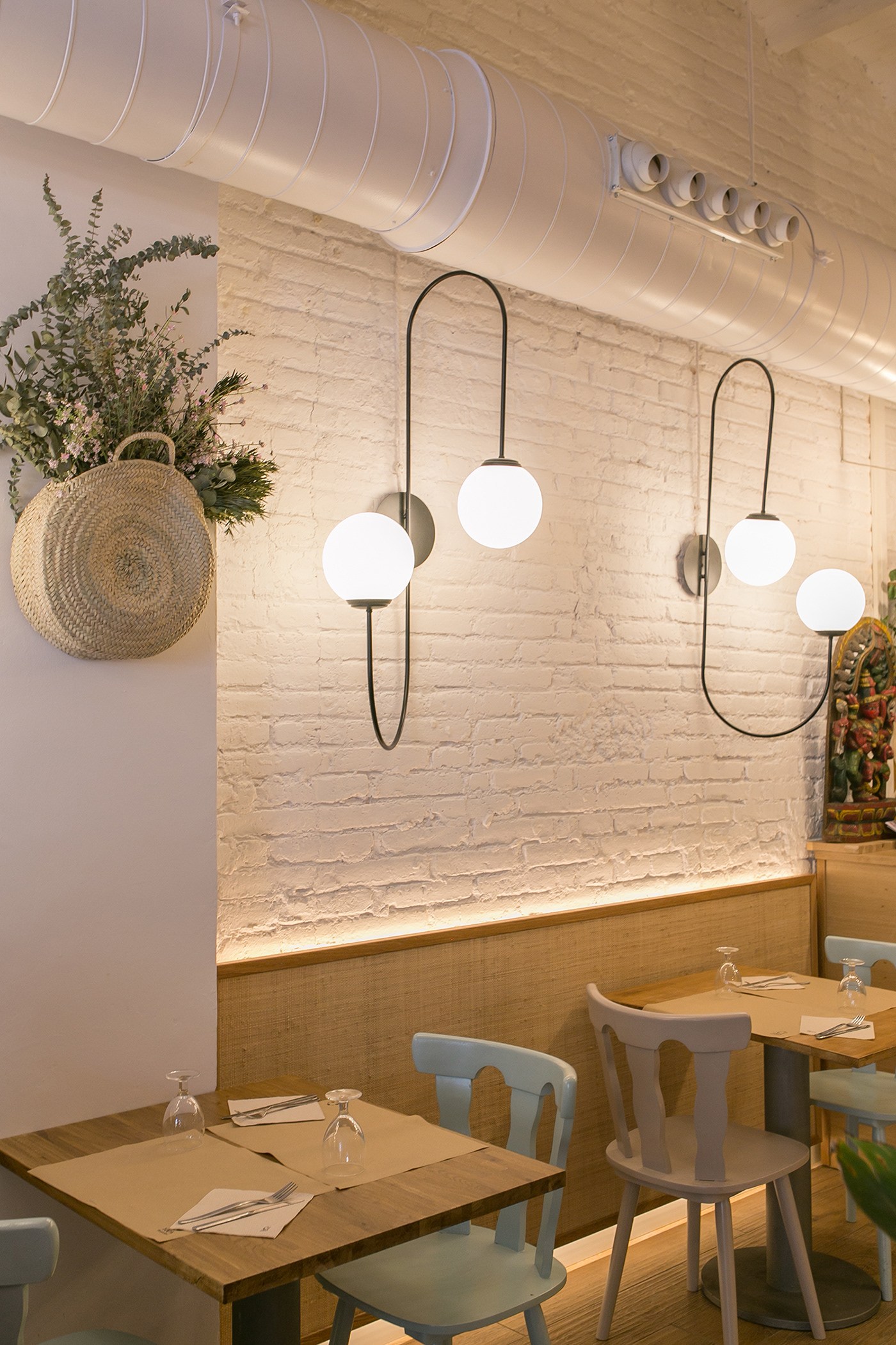 restaurant design interior design  vegetariano Hindu barcelona diseño