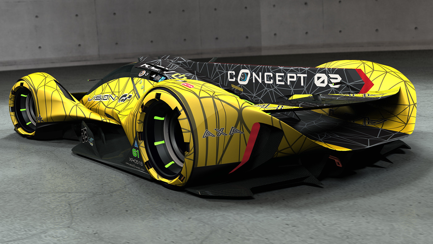 race car concept LEMANS LMP1 KIP kubisz