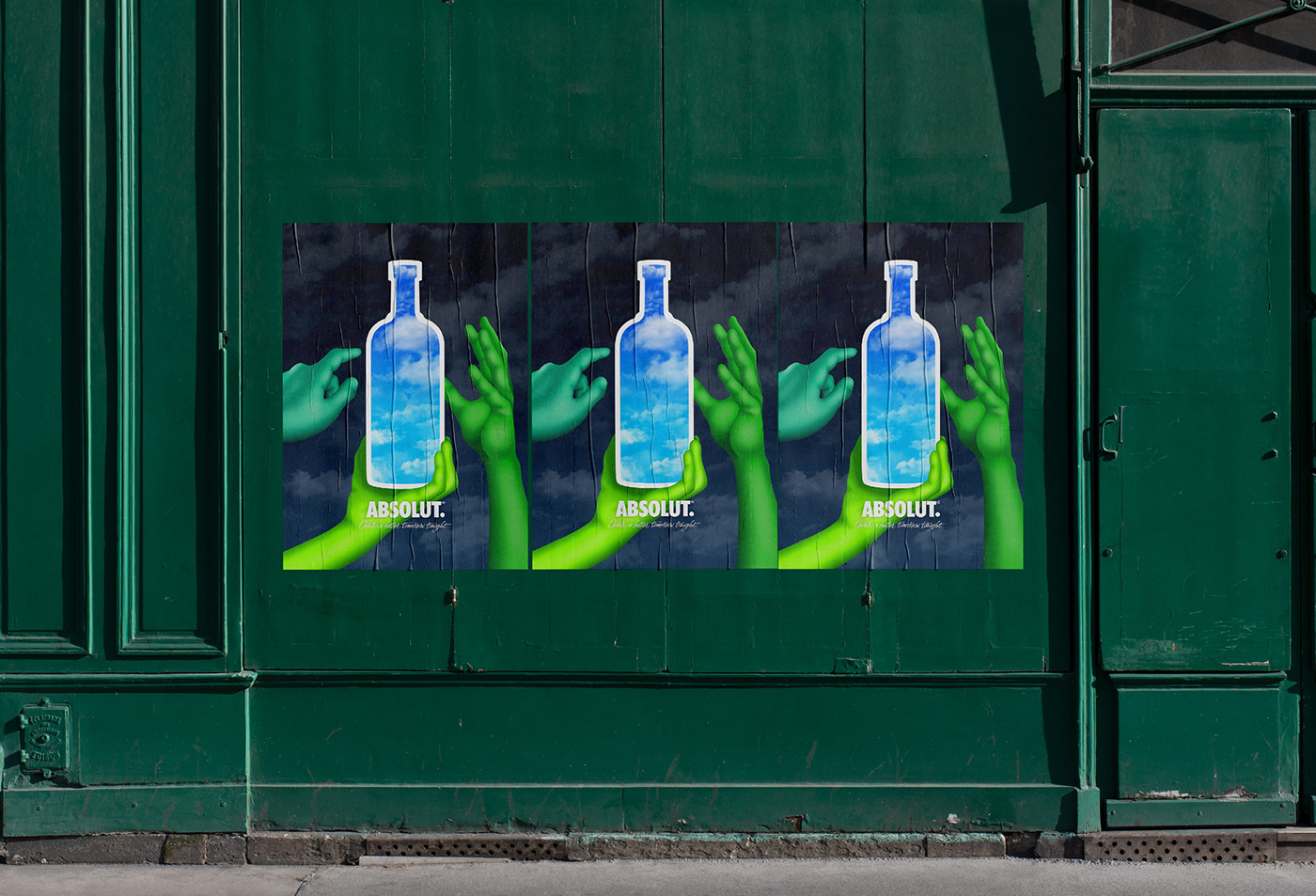 absolut ABSOLUT Competition contest creative design hands humans poster world Vodka