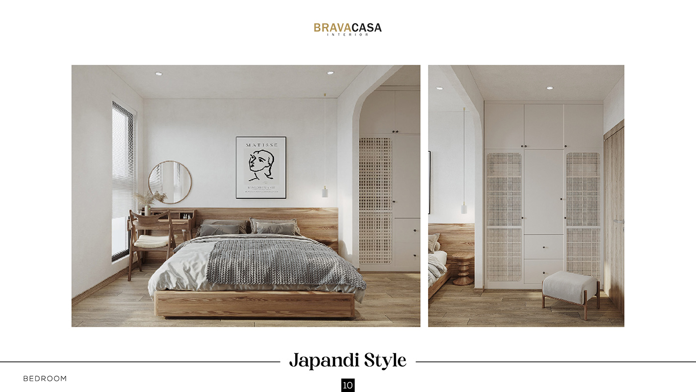 interior design  presentation design graphic design  Japandi japanese architecture 3D designstudio scandanavian