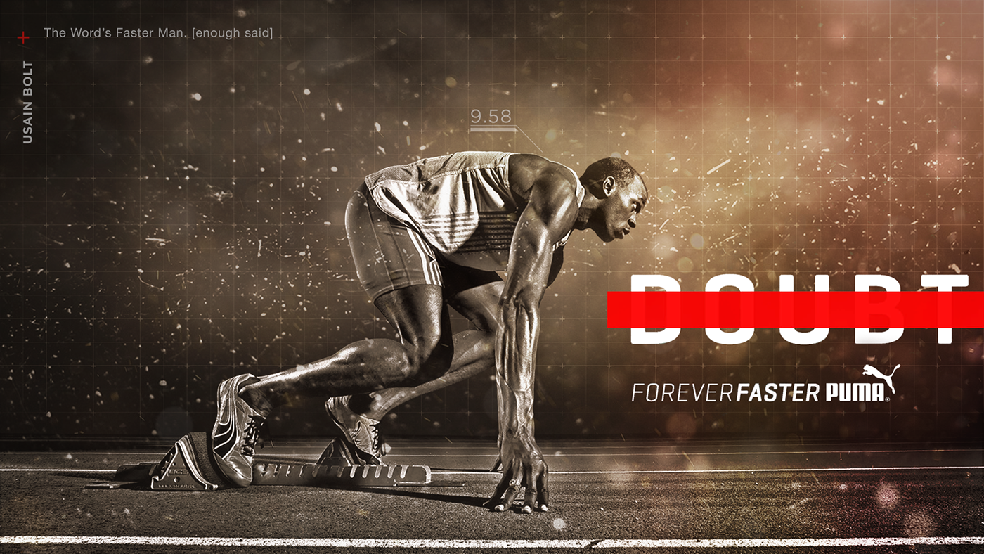 usain bolt puma advertisement