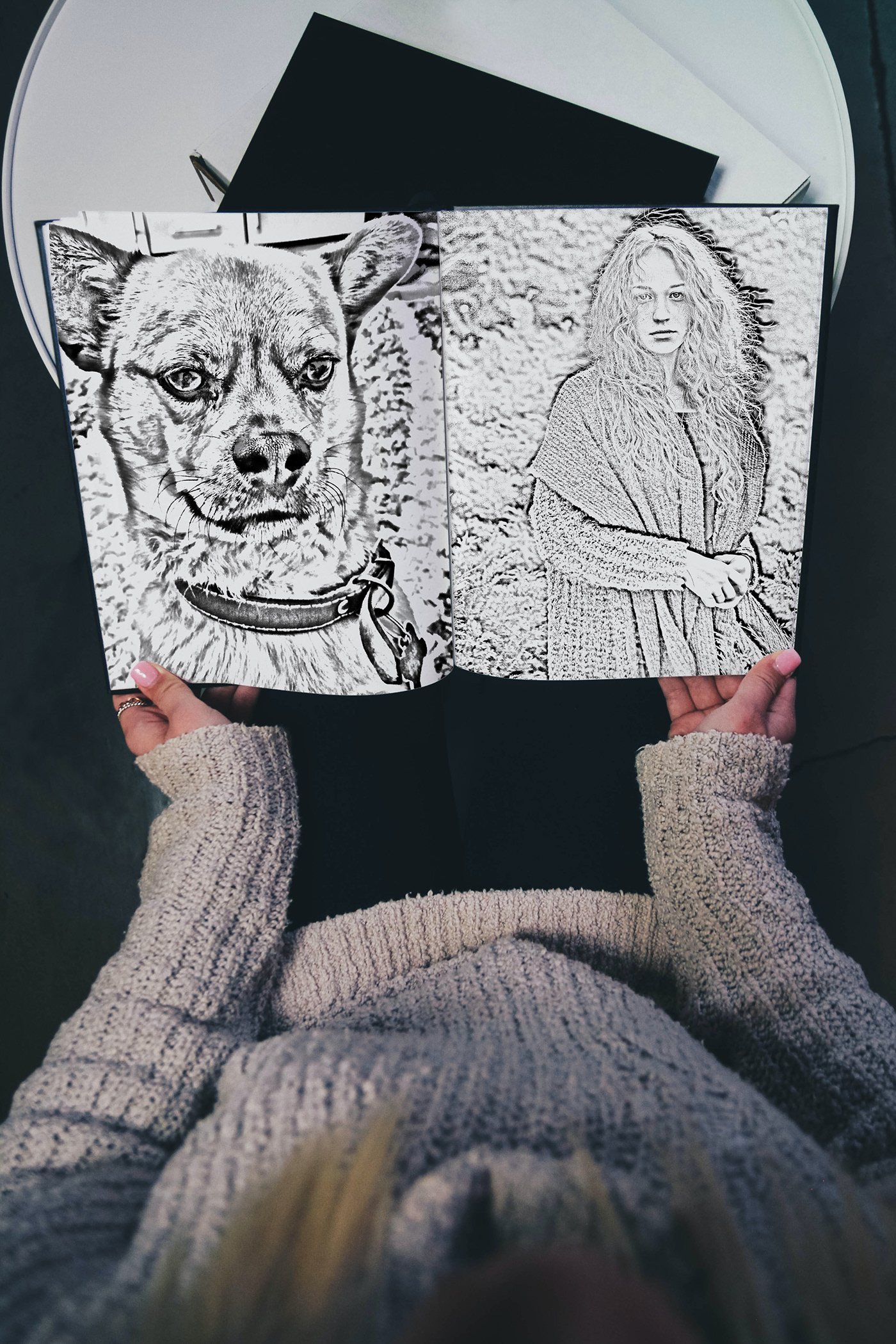 dog animal Pet book female draw