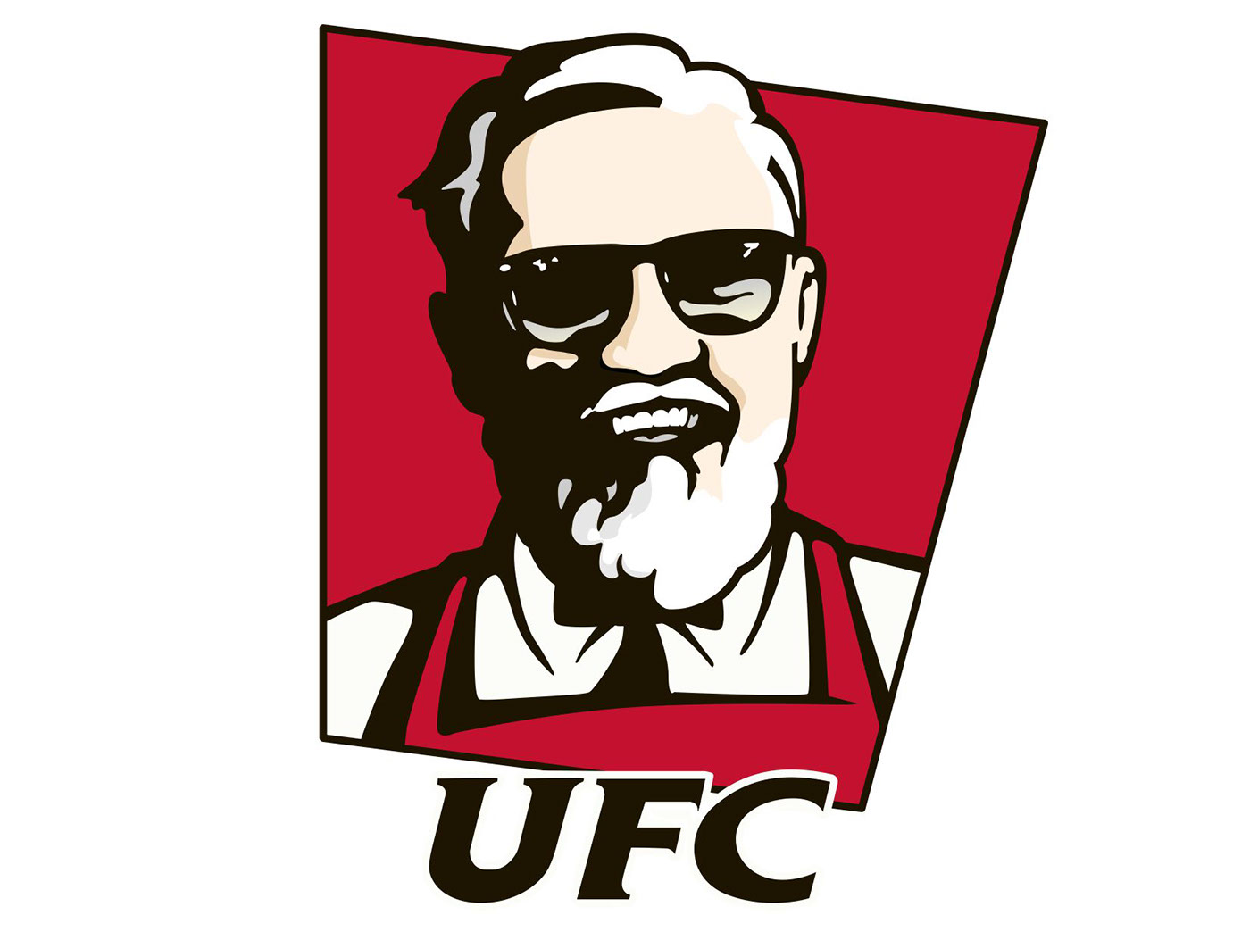 Conor McGregor UFC Parody KFC tshirt