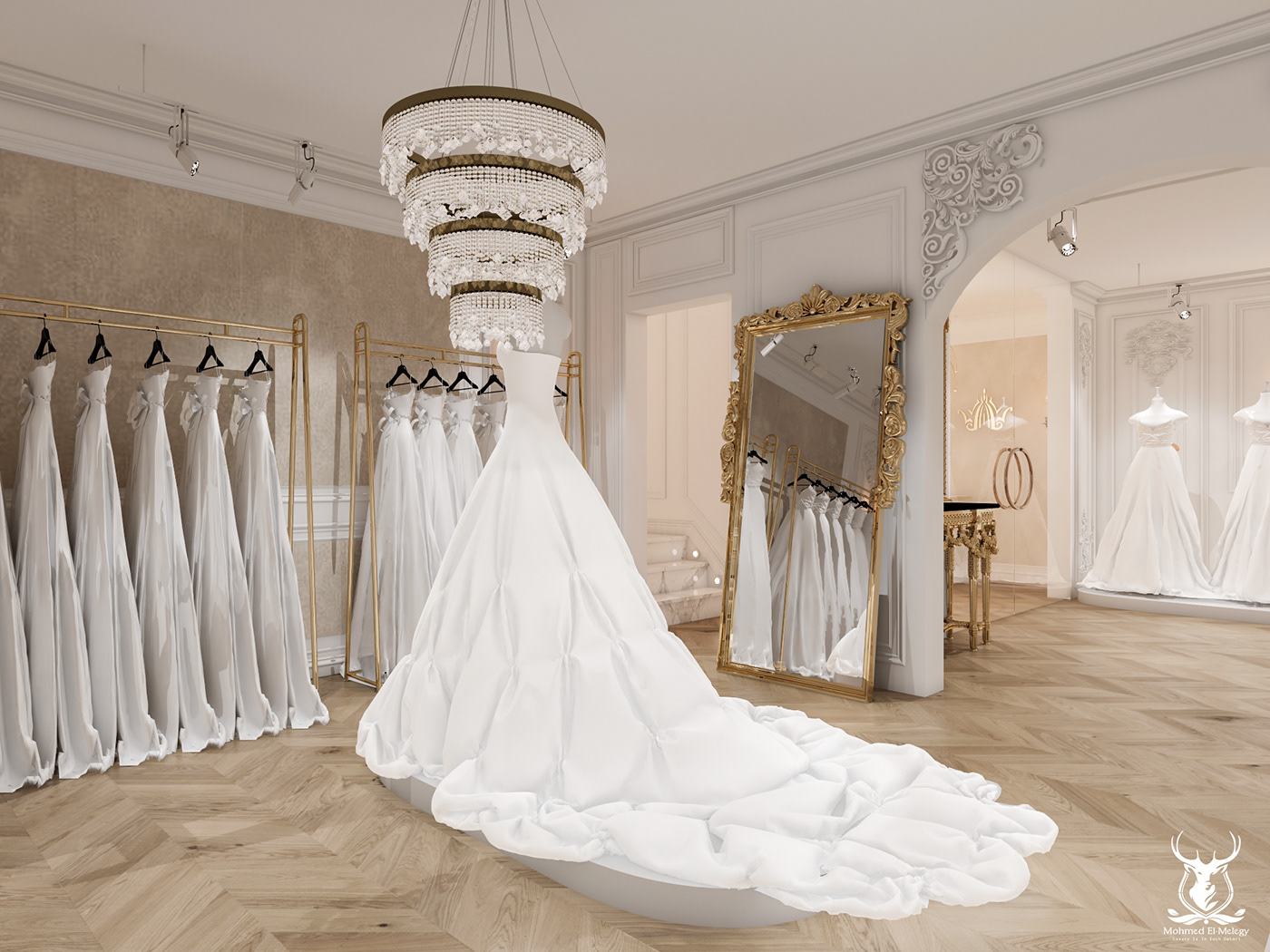 wedding interiordesign architecture visualization modern 3ds max Render exterior interior design  Wedding dress design
