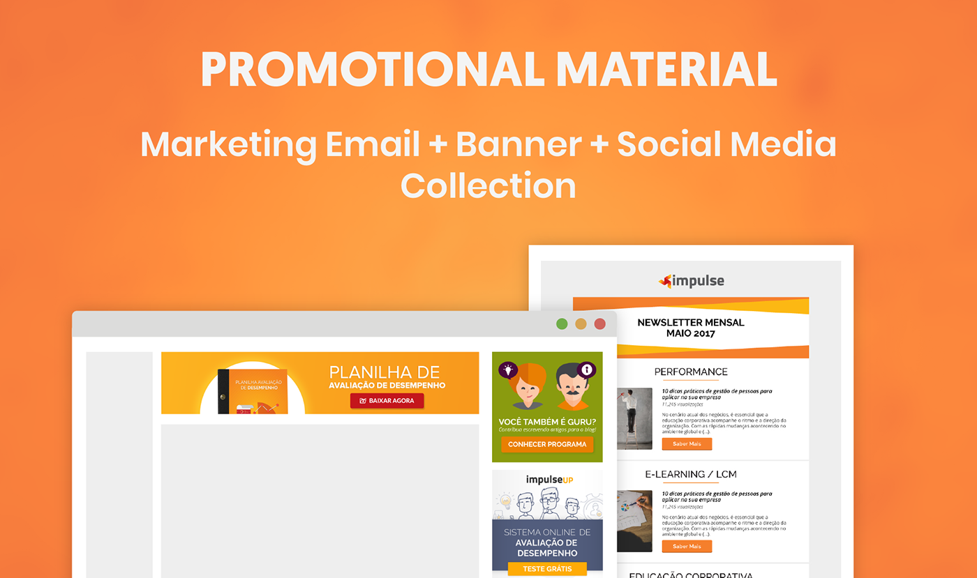 newsletter email marketing Email banner social media mídia social facebook corporate ebook