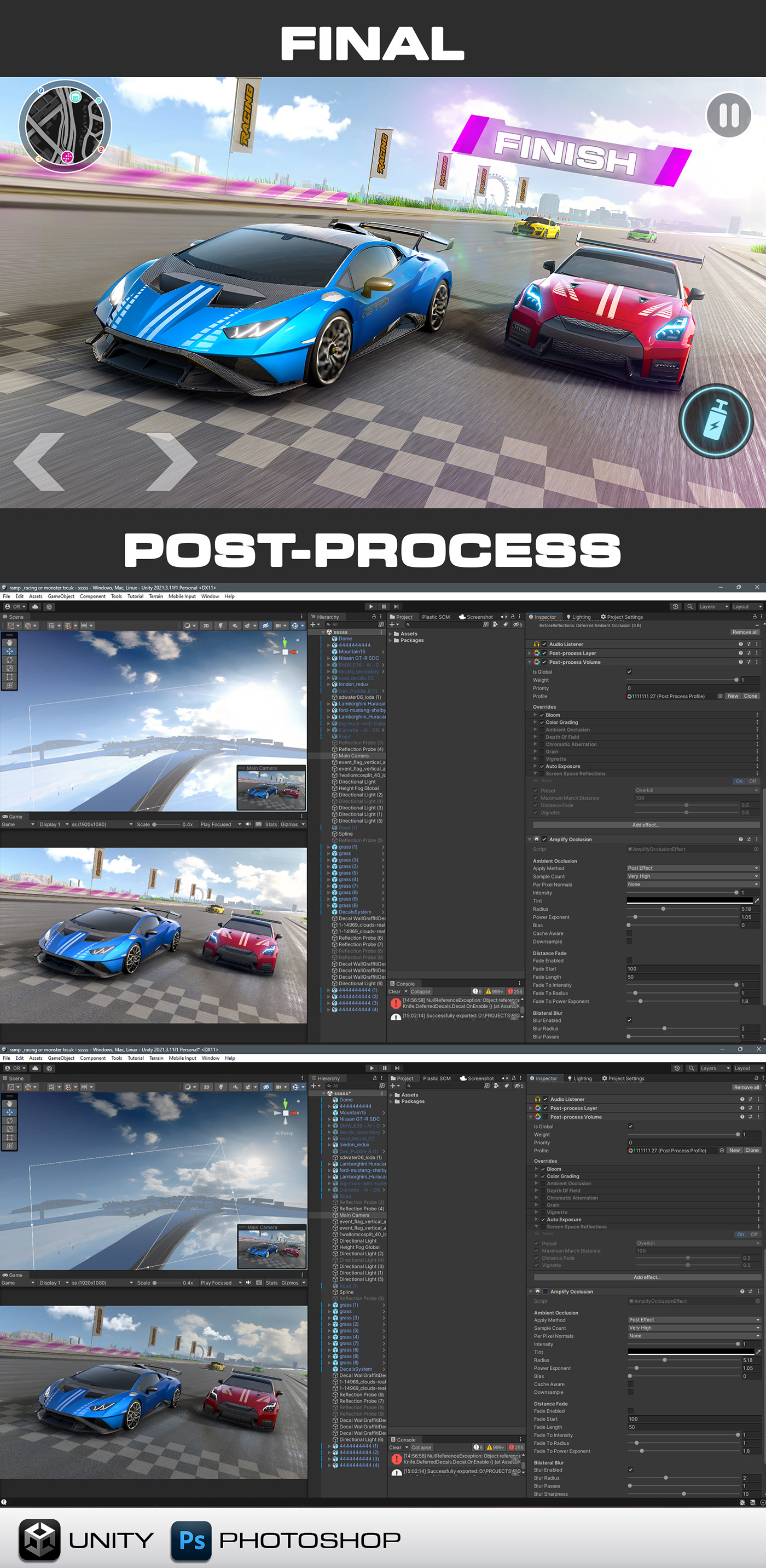unity forza Racing Render photoshop Graphic Designer Need For Speed