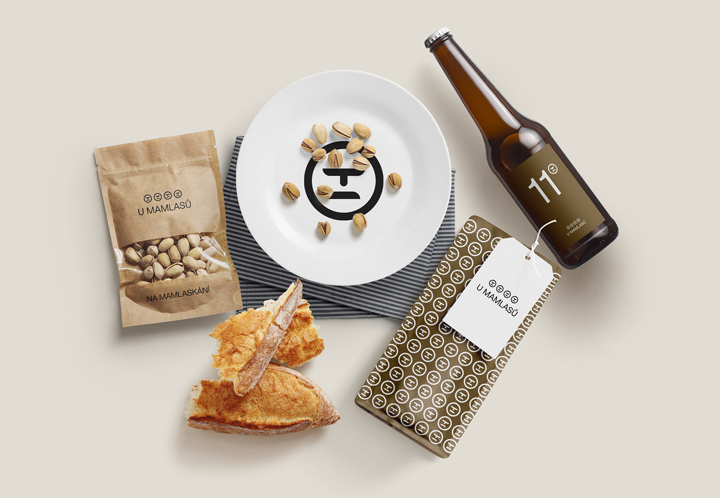 brand branding  Food  logo Logo Design pub restaurant visual visual identity