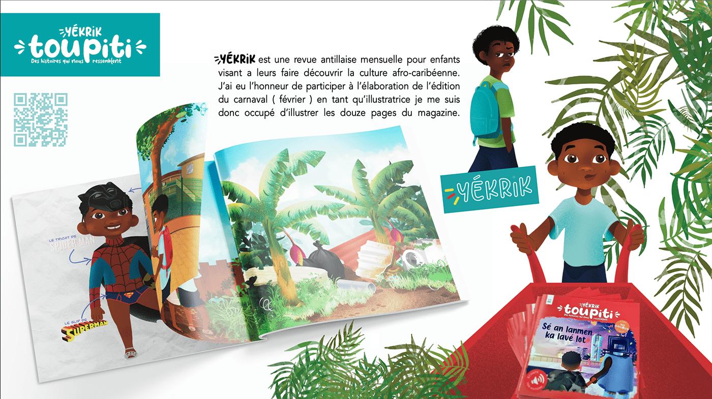 carribean children's book culture editorial ILLUSTRATION  magazine Martinique print