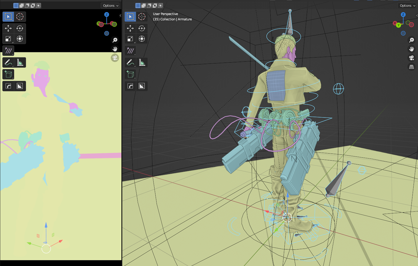 3D 3d modeling blender blender3d CGI Character design  Render sculpture texturing Videogames