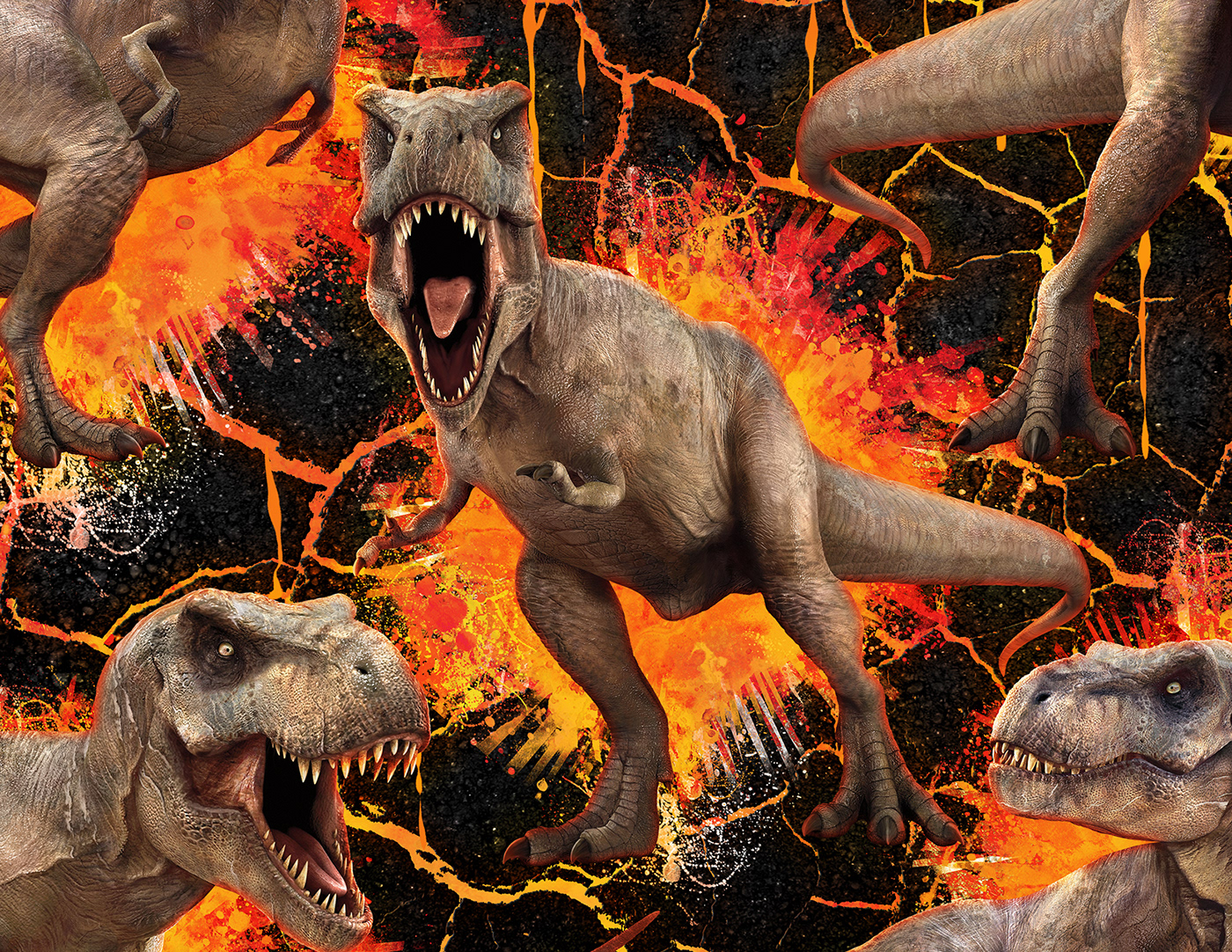 Jurassic World jurassic park dinosaurs Style Guide character art t-rex rapt...
