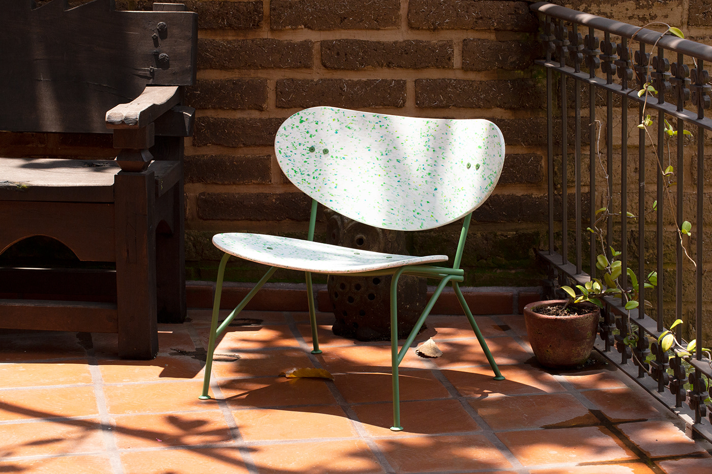 ALBERTO MONTEÓN chair furniture liana Lounge Chair Mexican Design Outdoor product design  recycle mike villarruel