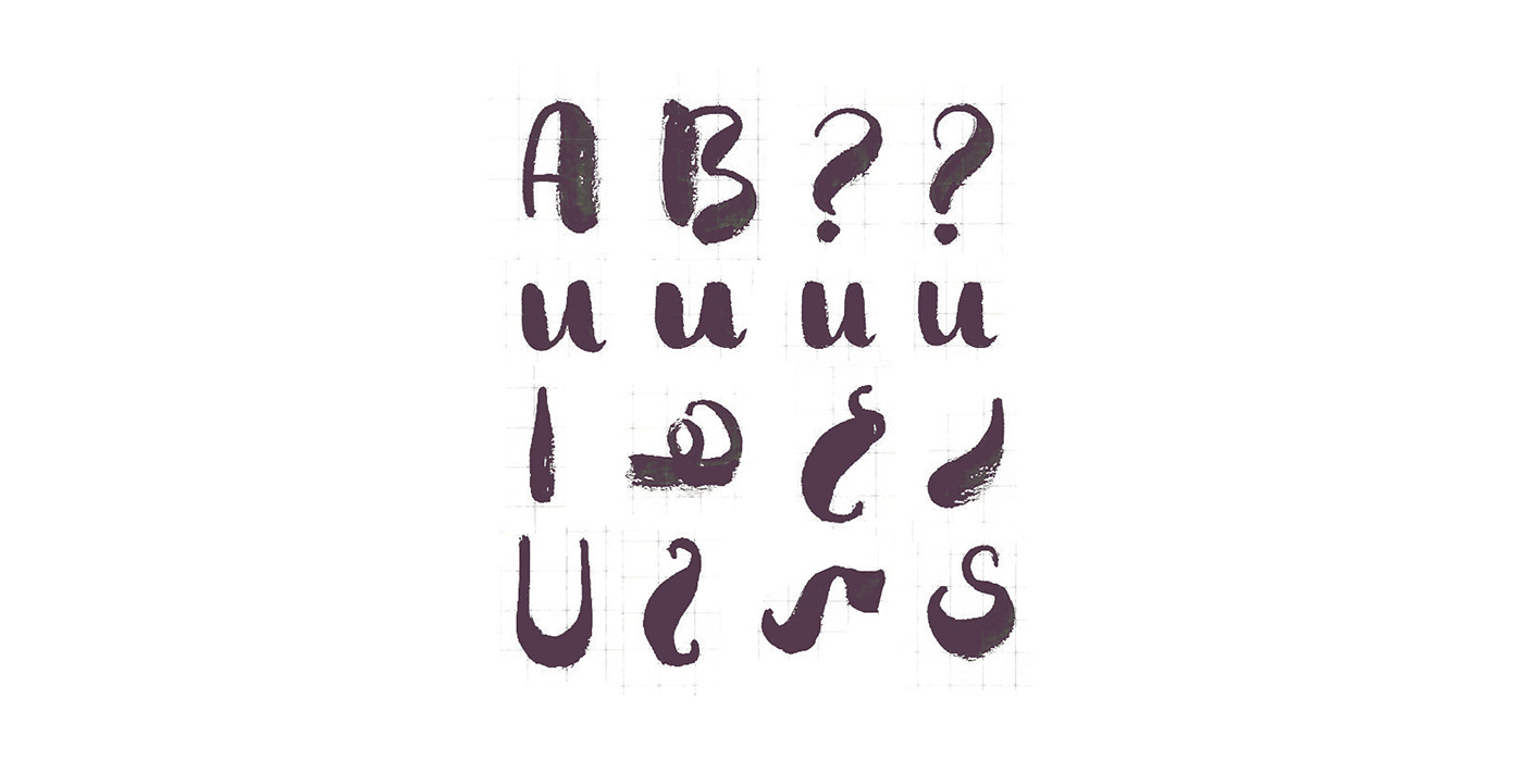 arabic bold brush font multilingual qunqulez خط عربي فرشاة قنقليز