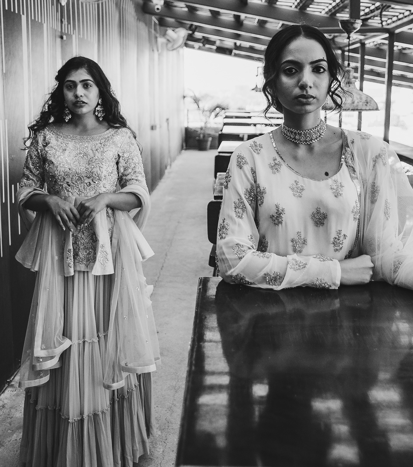 Fashion  bridal editorial Photography  indian earthy tone dark