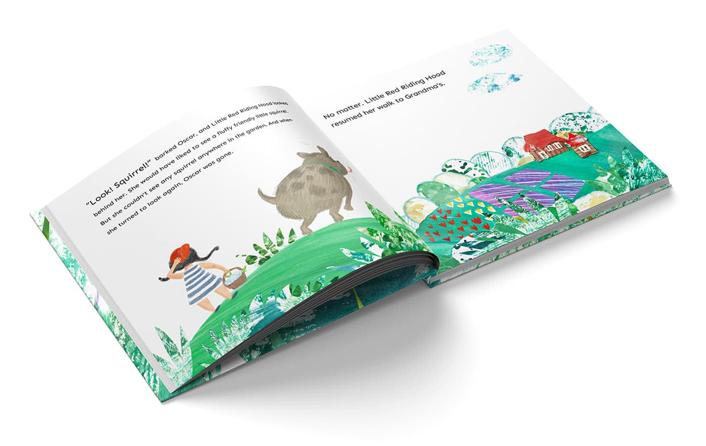 book illustration book illustrator Character children's book fairytale gif kidlitart kids book Little Red Riding Hood Picture book