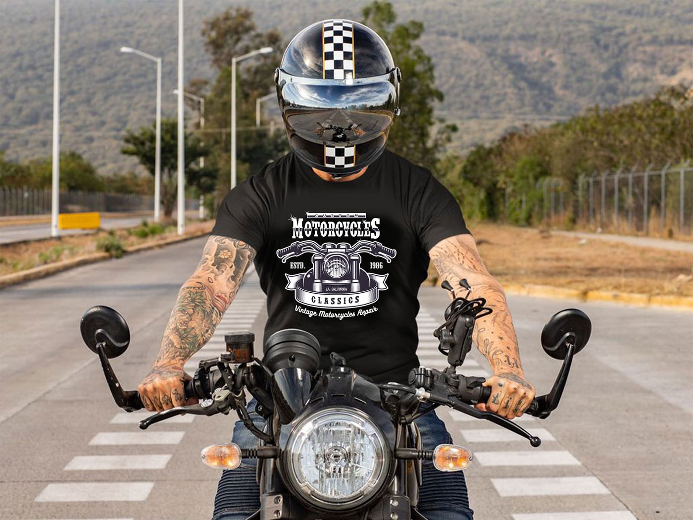 Clothing Motorcycle T-shirt print t-shirt T-Shirt Design t-shirts tshirt Tshirt Design typhography tshirt typography  