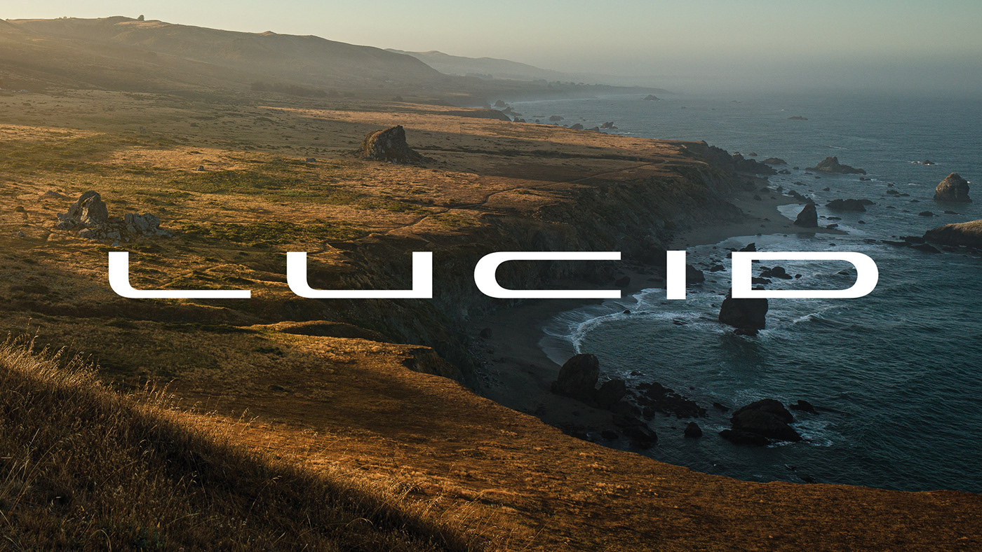 Electric Car brand identity lucid motors mobility luxury brand launch automotive  